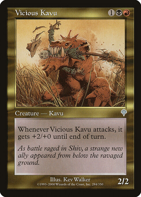 Vicious Kavu — art by Kev Walker