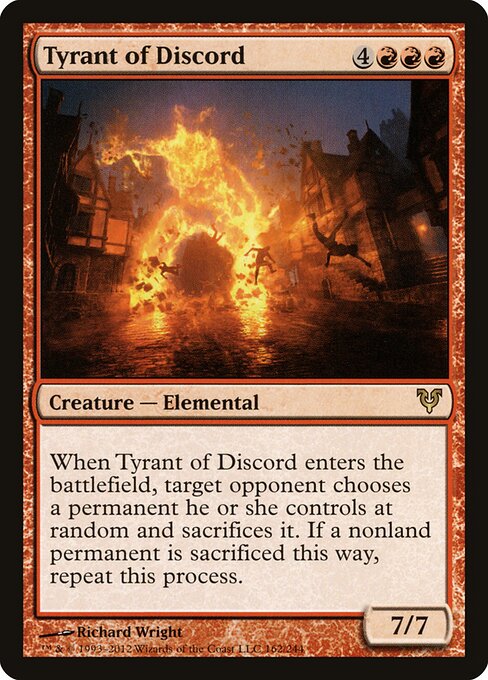 Tyrant of Discord — art by Richard Wright