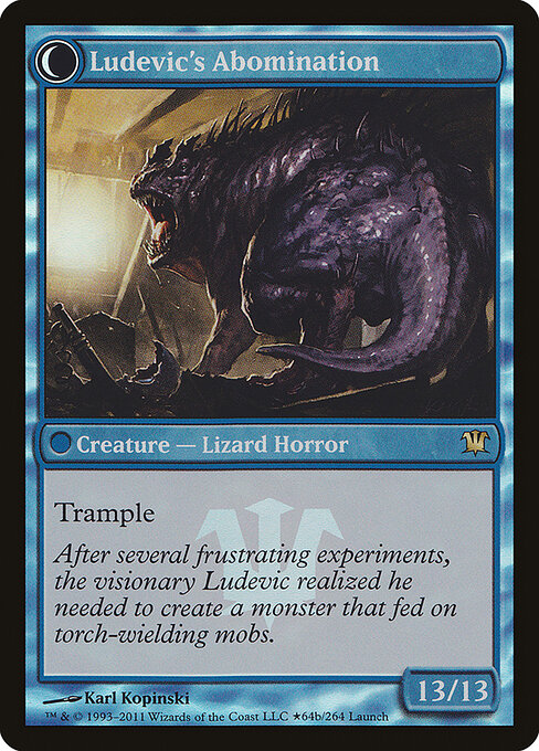 Ludevic's Test Subject // Ludevic's Abomination — art by Karl Kopinski