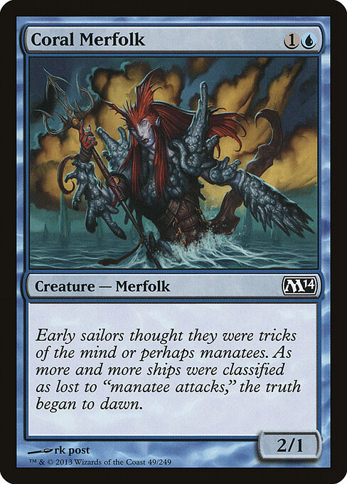Coral Merfolk — art by rk post