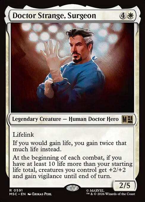 Doctor Strange, Surgeon — art by Erikas Perl