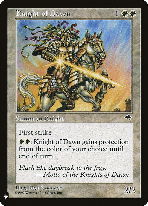 Knight of Dawn — art by Ron Spencer