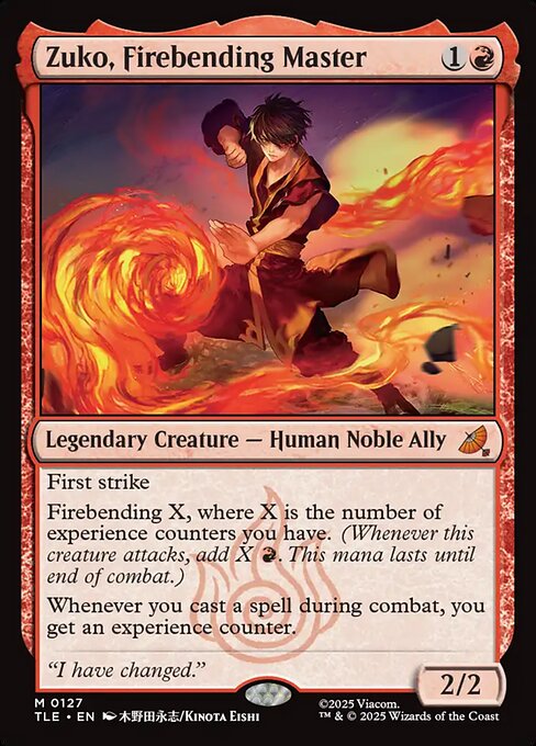 Zuko, Firebending Master — art by Kinota Eishi
