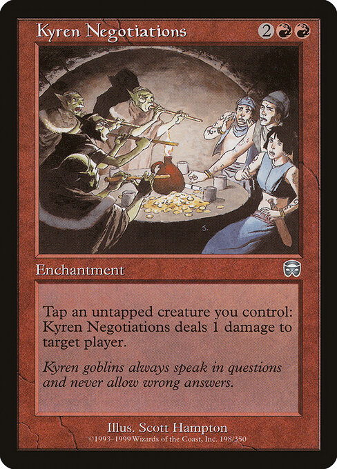 Kyren Negotiations — art by Scott Hampton