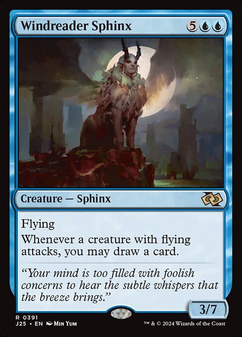 Windreader Sphinx — art by Min Yum