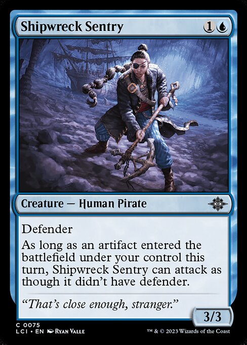 Shipwreck Sentry — art by Ryan Valle