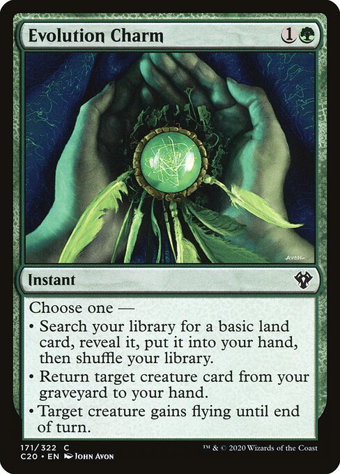 Evolution Charm — art by John Avon