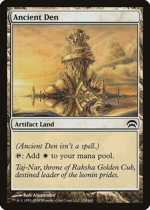 Ancient Den — art by Rob Alexander