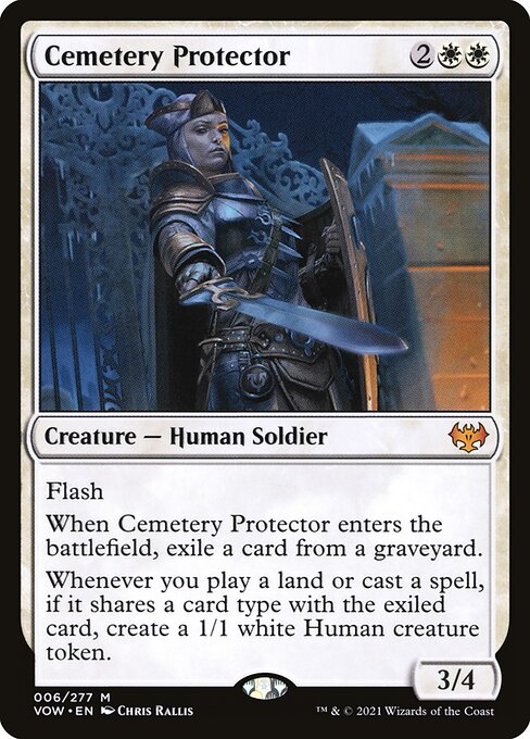 Cemetery Protector — art by Chris Rallis