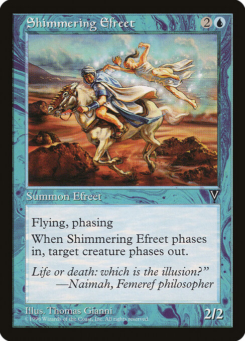 Shimmering Efreet — art by Thomas Gianni