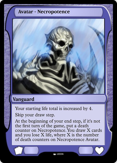 Necropotence Avatar — art by UDON