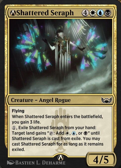 A-Shattered Seraph — art by Bastien L. Deharme