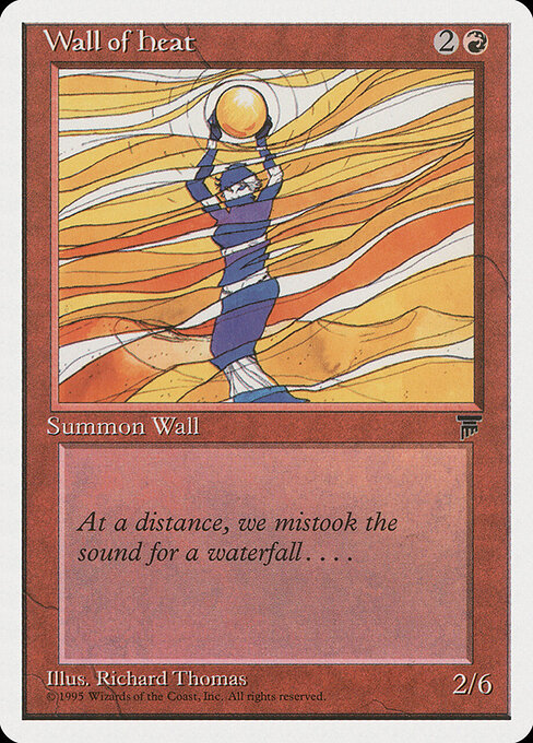 Wall of Heat — art by Richard Thomas