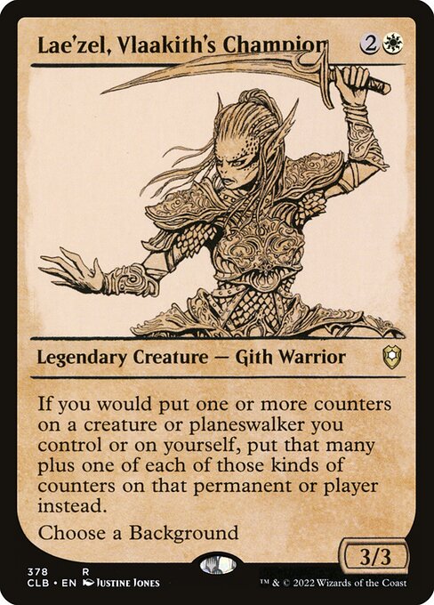 Lae'zel, Vlaakith's Champion — art by Justine Jones