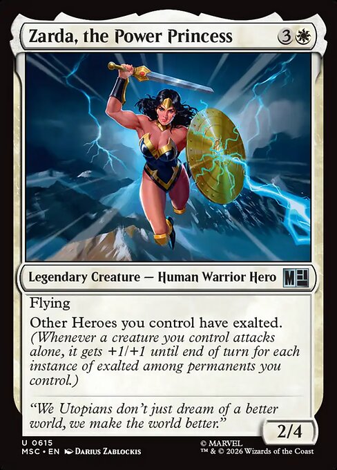 Zarda, the Power Princess — art by Darius Zablockis