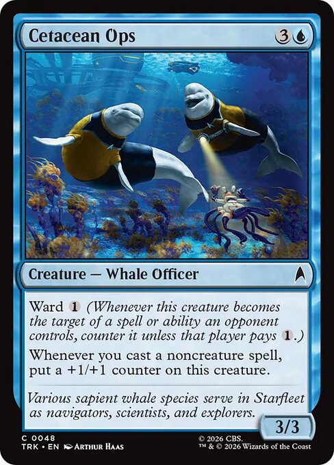 Cetacean Ops — art by Arthur Haas