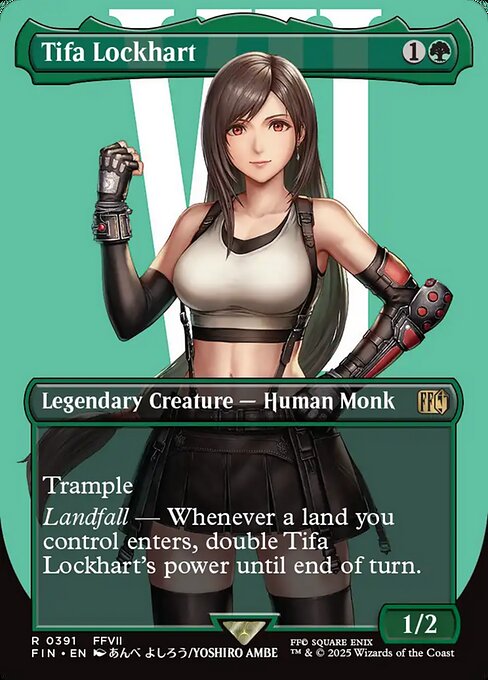 Tifa Lockhart — art by Yoshiro Ambe