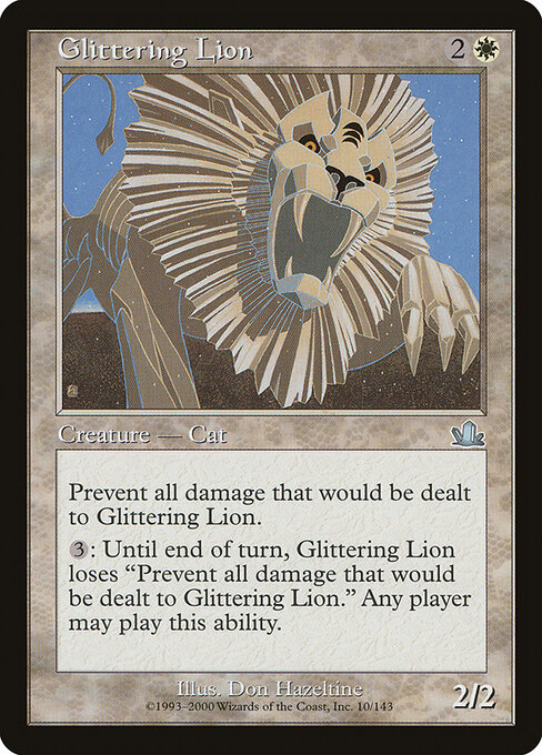 Glittering Lion — art by Don Hazeltine