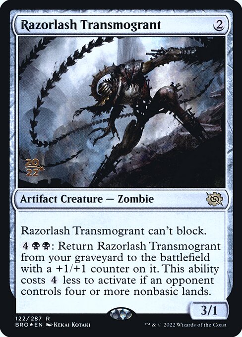 Razorlash Transmogrant — art by Kekai Kotaki