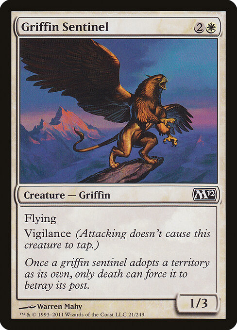 Griffin Sentinel — art by Warren Mahy