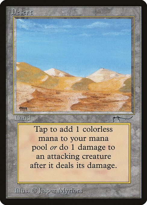 Desert — art by Jesper Myrfors