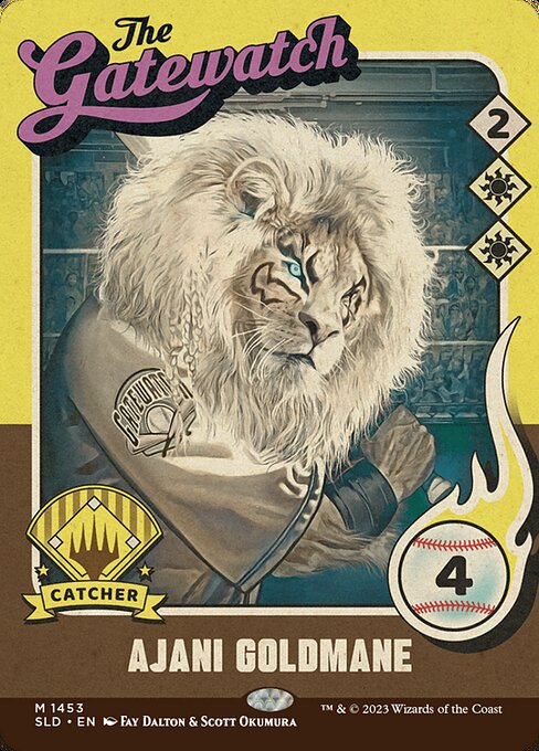 Ajani Goldmane // Ajani Goldmane — art by Fay Dalton