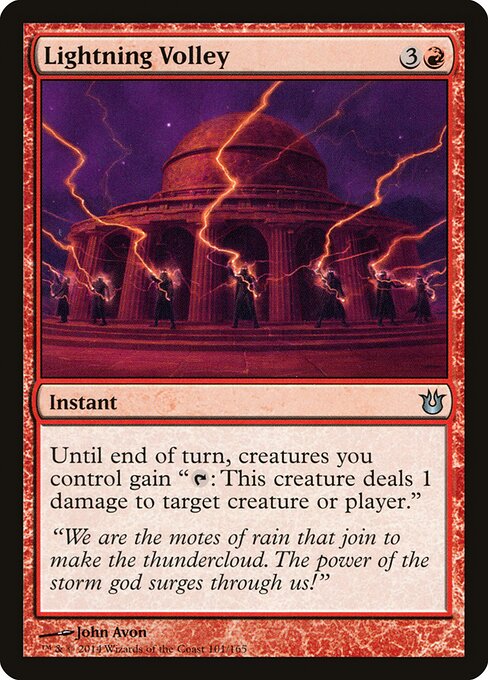 Lightning Volley — art by John Avon
