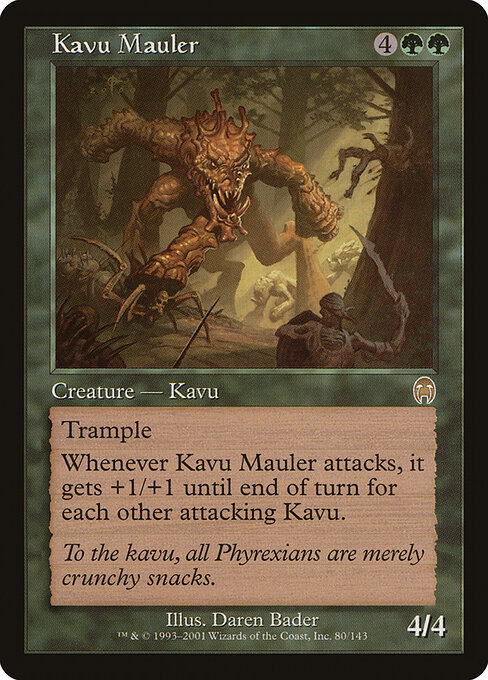 Kavu Mauler — art by Daren Bader