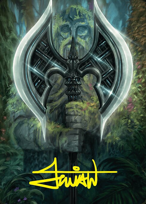 Leyline Axe // Leyline Axe — art by Julian Kok Joon Wen