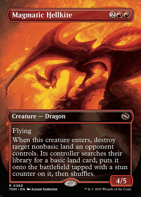 Magmatic Hellkite // Magmatic Hellkite — art by Alison Johnstun