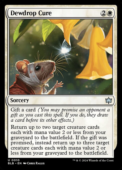 Dewdrop Cure — art by Chris Rallis