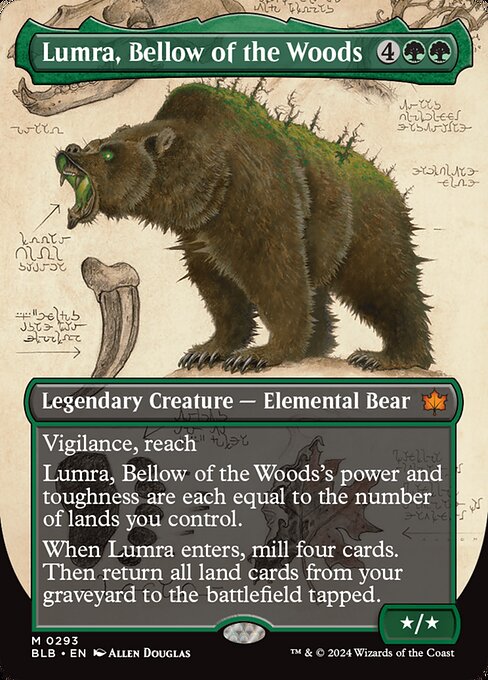 Lumra, Bellow of the Woods — art by Allen Douglas