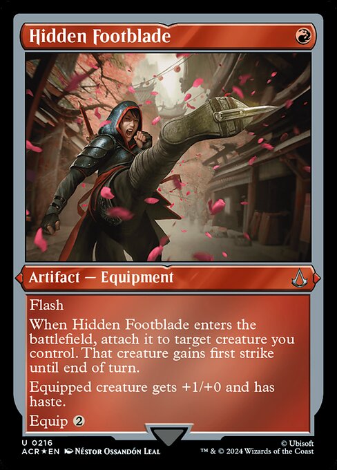 Hidden Footblade — art by Néstor Ossandón Leal