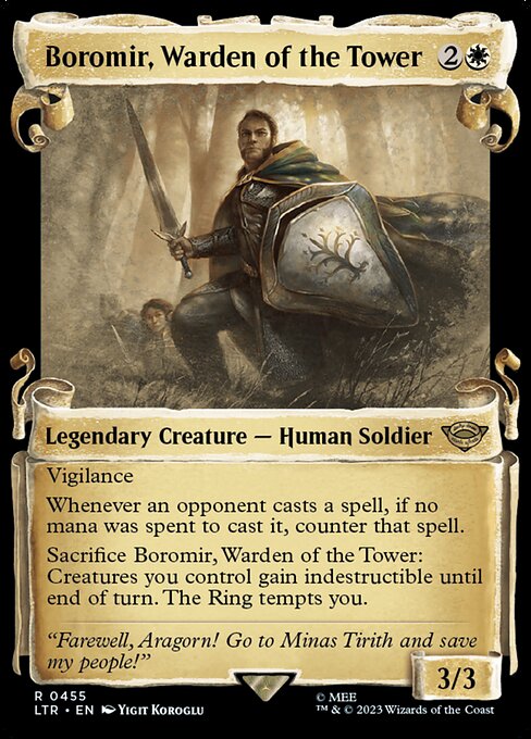 Boromir, Warden of the Tower — art by Yigit Koroglu