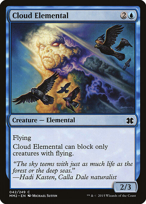 Cloud Elemental — art by Michael Sutfin