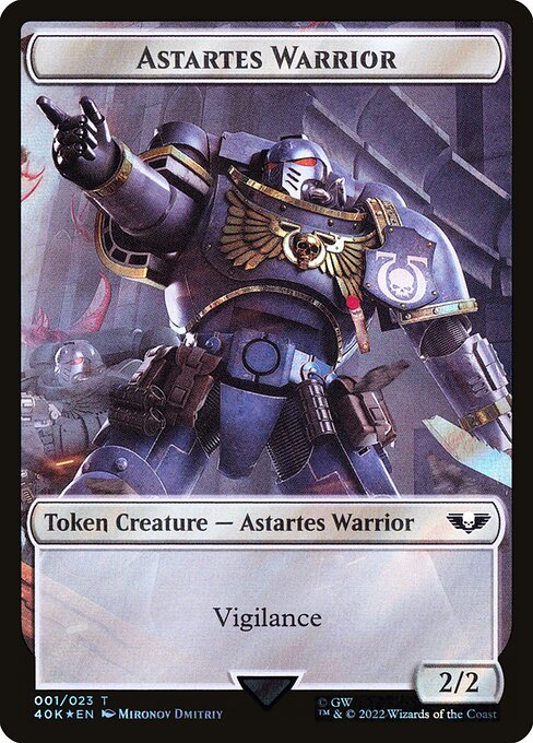 Astartes Warrior — art by Dmitriy Mironov