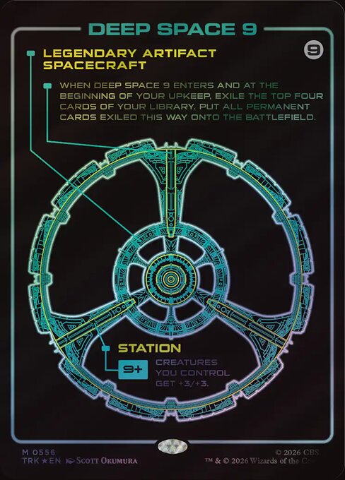 Deep Space 9 — art by Scott Okumura