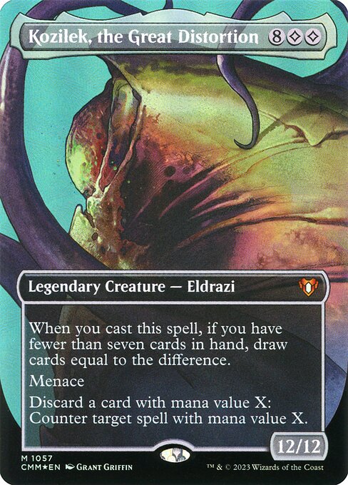 Kozilek, the Great Distortion — art by Grant Griffin
