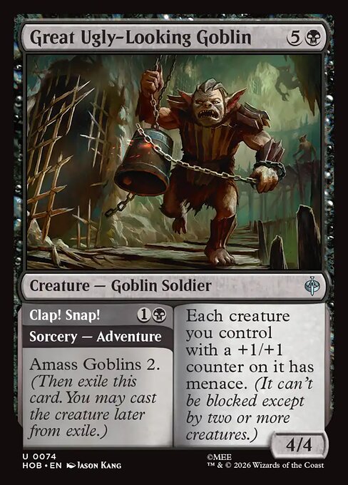 Great Ugly-Looking Goblin // Clap! Snap! — art by Jason Kang