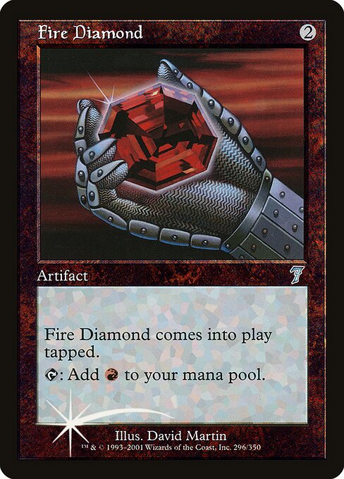 Fire Diamond — art by David Martin