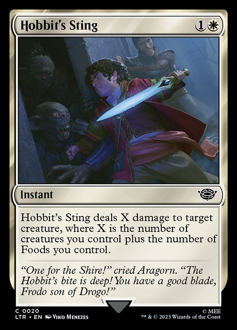Hobbit's Sting — art by Viko Menezes