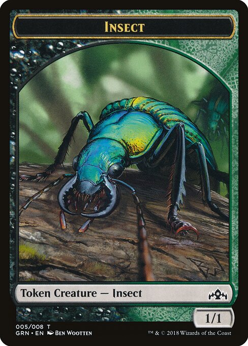 Saproling // Insect — art by Ben Wootten