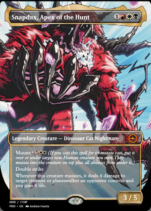 Snapdax, Apex of the Hunt — art by Andrew Huerta