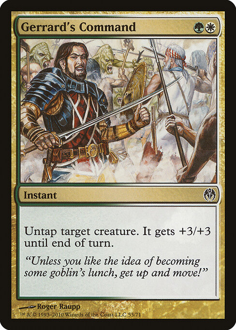 Gerrard's Command — art by Roger Raupp
