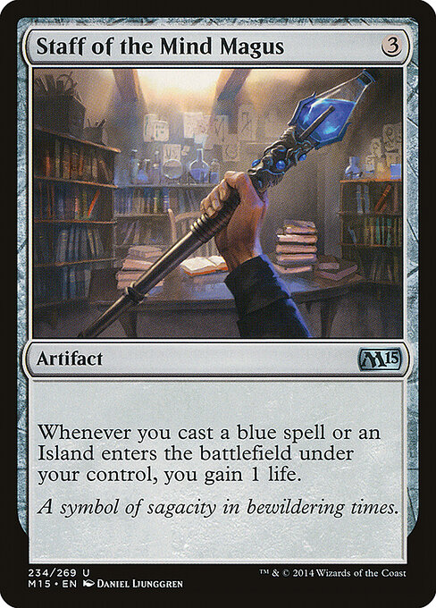 Staff of the Mind Magus — art by Daniel Ljunggren
