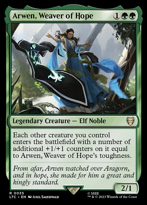 Arwen, Weaver of Hope — art by Axel Sauerwald