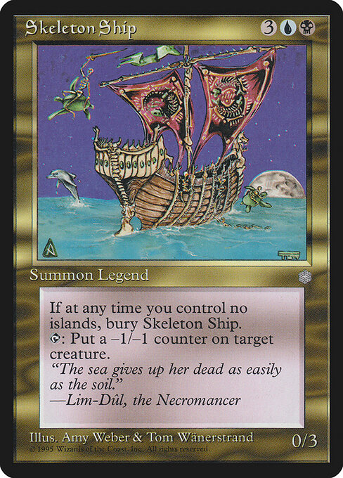 Skeleton Ship — art by Amy Weber & Tom Wänerstrand