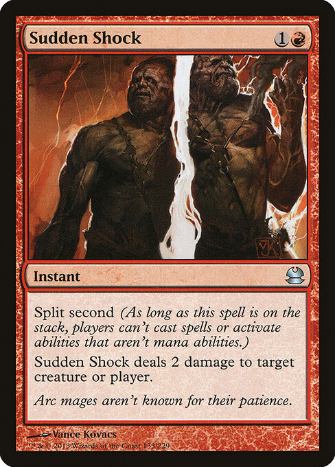 Sudden Shock — art by Vance Kovacs