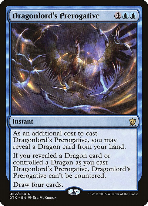 Dragonlord's Prerogative — art by Seb McKinnon