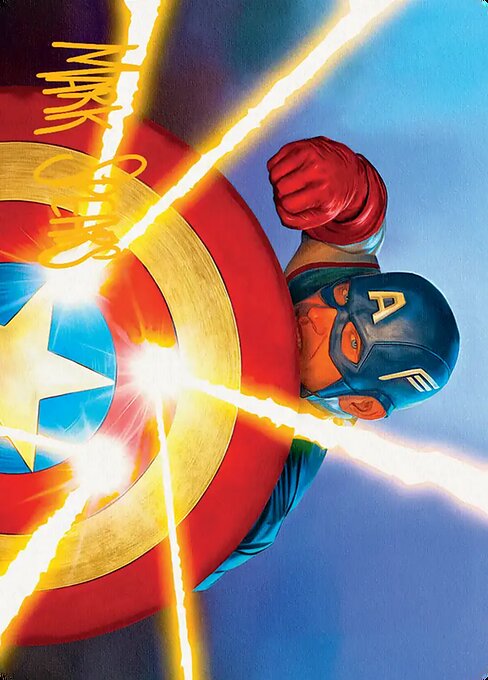 Captain's Defense // Captain's Defense — art by Mark Spears
